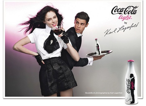Coco Rocha Baptiste Giabiconi Coca Cola Light ad