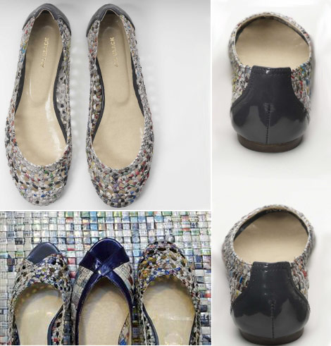 Dare To Wear The Newspaper Recycled Shoes By Colin Lin?