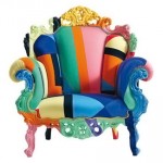 colorful armchair Cappellini