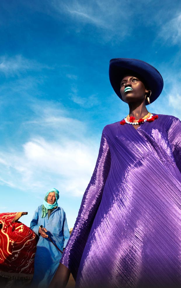 colorful Vogue Netherlands July 2013 Kinee Diouf