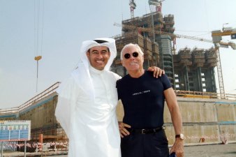 Construction of the first Armani Hotel in Burj Dubai