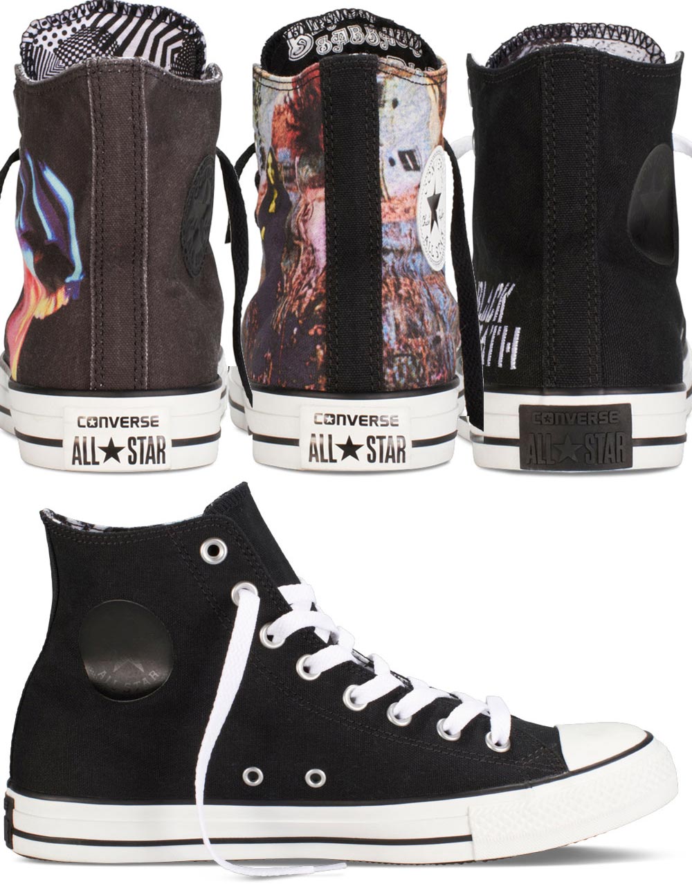 Converse Black Sabbath Chuck Taylor sneakers collection - StyleFrizz |  Photo Gallery