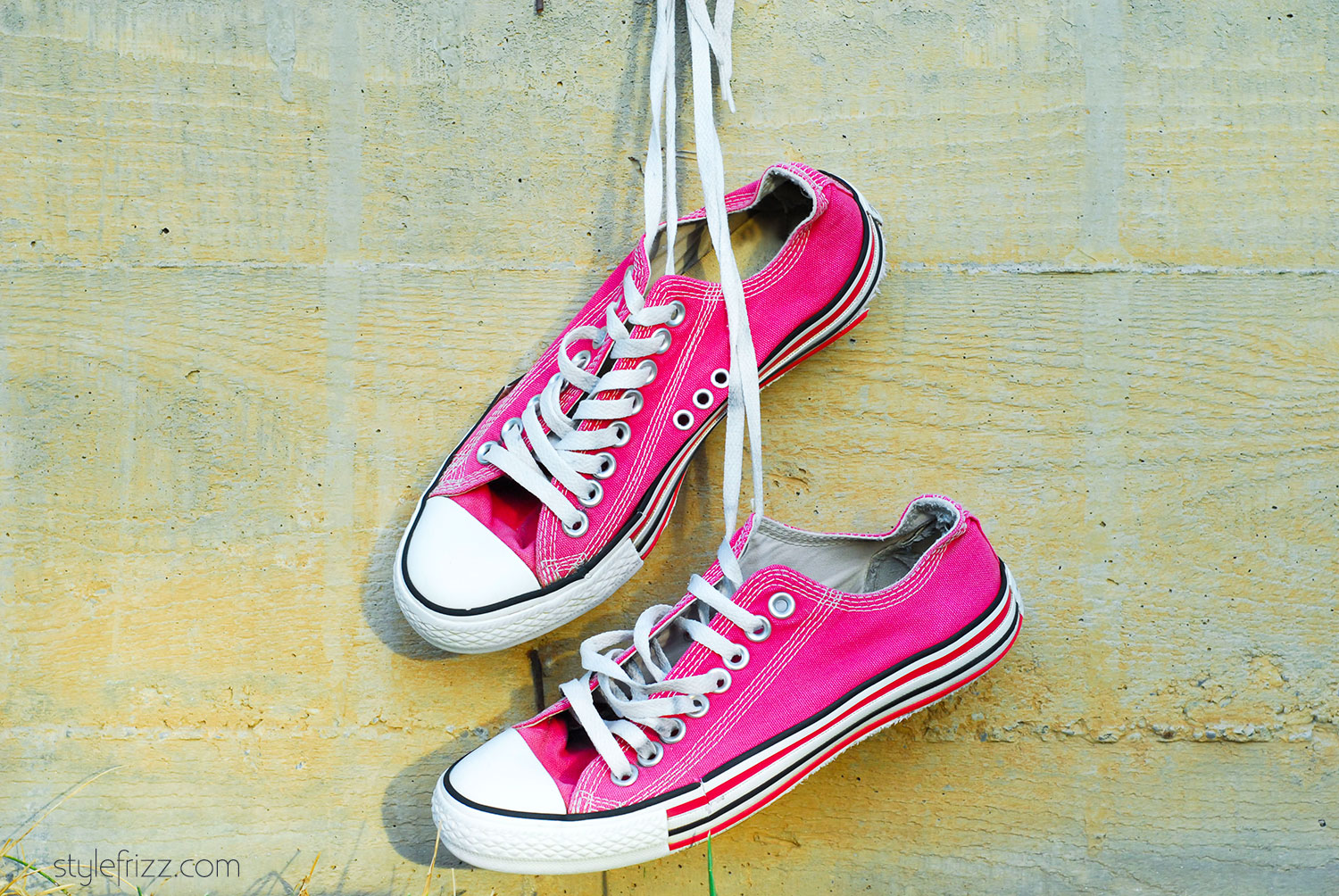 Converse pink worn out Stylefrizz