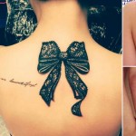 cool ways to wear bows tattoos