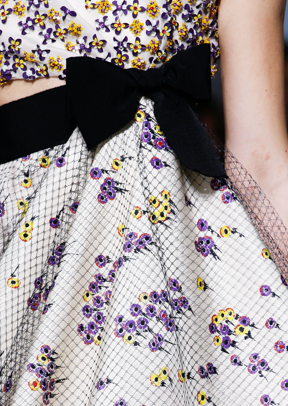 Couture sequins embroidery Giambattista Valli Spring 2016
