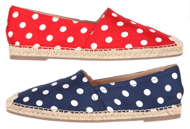 Cute And Fashionable Summer Shoes: Valentino Polka Dots Espadrilles