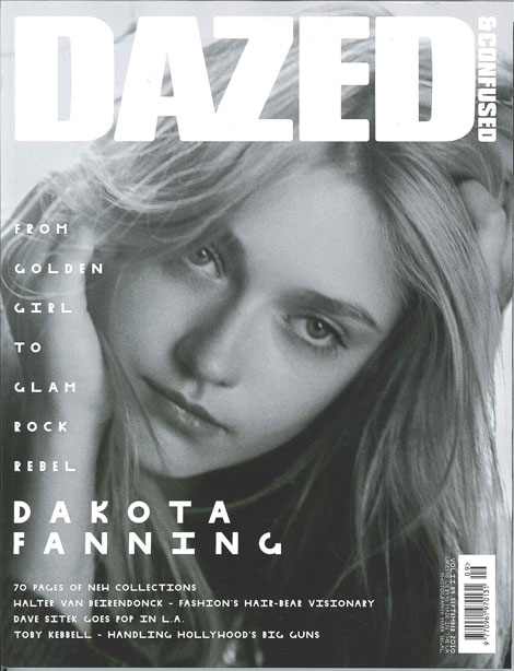 Dakota Fanning Dazed and Confused September 2010 cover