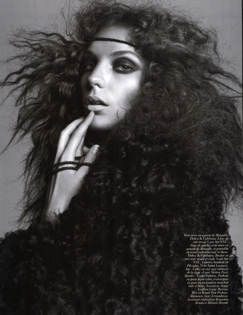 Daria Werbowy for Vogue Paris August 08