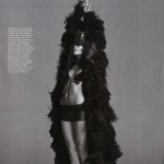 Daria Werbowy Vogue Paris August 2008 Issue