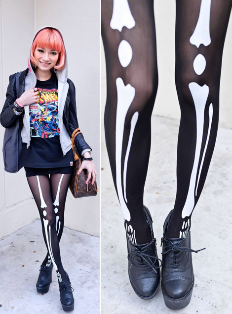 How About Skeleton Tights?