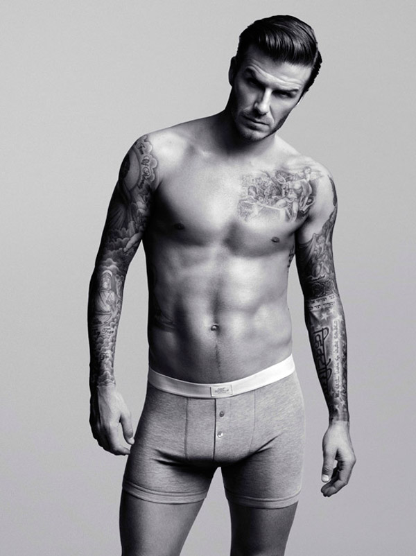 David Beckham sans clothes for H and M