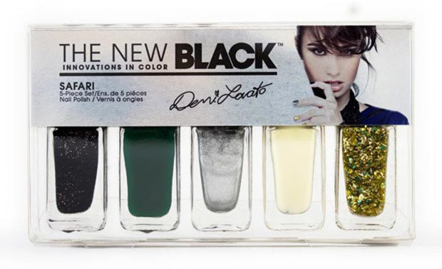Demi Lovato The New Black nail polish glam set