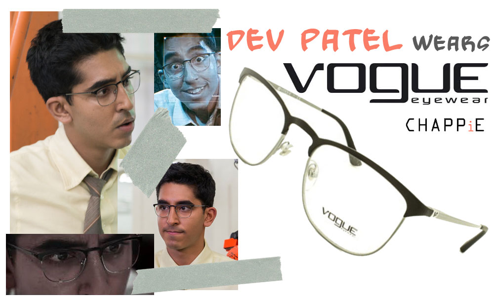Dev Patel eyeglasses Chappie Vogue