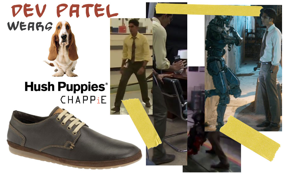 Dev Patel shoes Chappie Hush Puppies