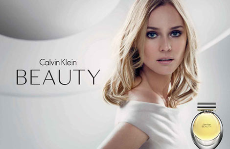 Diane Kruger Calvin Klein Beauty perfume ad