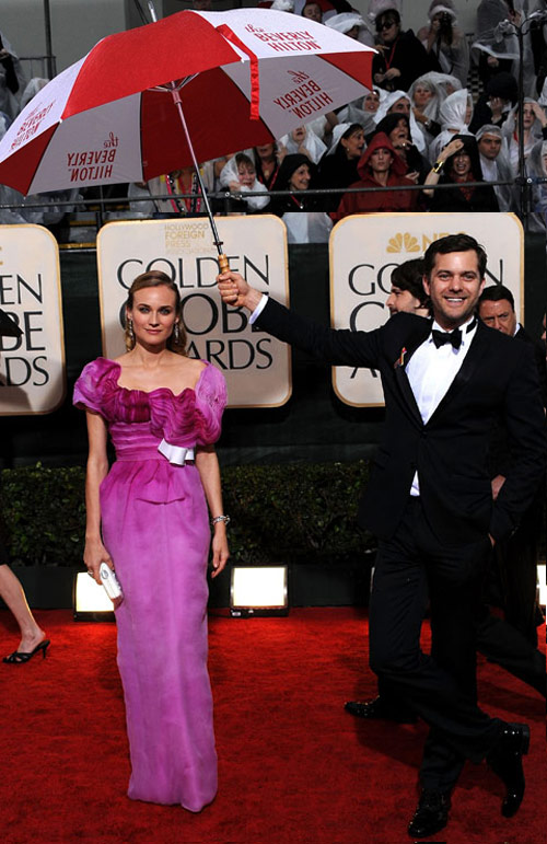 Diane Kruger’s Christian Lacroix Pink Dress For Golden Globes 2010