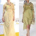 Diane Kruger Valentino dress Cesar 2009