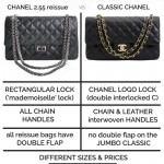 difference between Chanel Classic bag and Reissue 255 bag