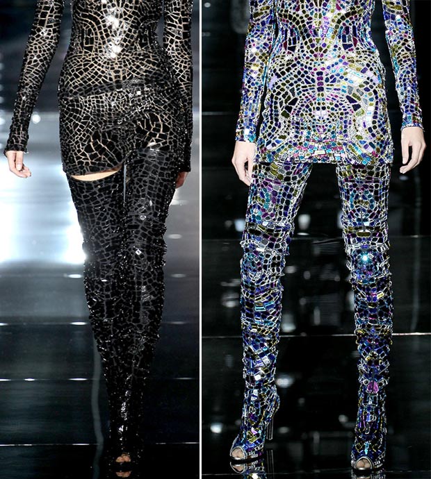 disco boots thigh high Tom Ford Spring Summer 2014