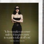 Dita Von Teese Harpers Bazaar October 2008 Francoise Sagan