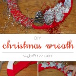 DIY Christmas wreath tutorial