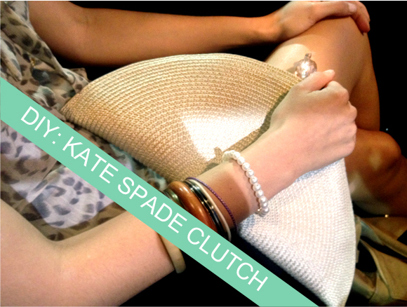diy clutch inspired by kate spade