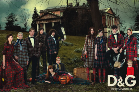 Dolce and Gabbana Fall Winter 2008 2009 Ad Campaign