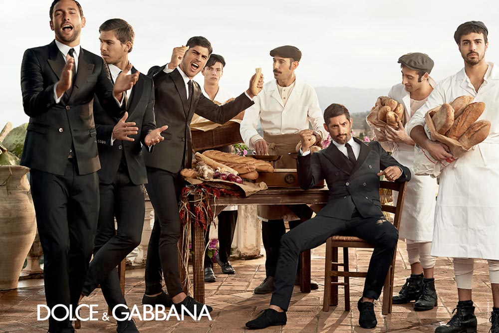 Dolce Gabbana suits Spring Summer 2014 men ad campaign