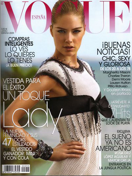 Doutzen Kroes Vogue Spain June 2009 cover