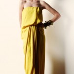 draped yellow dress Lanvin Resort 2013