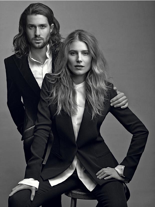 Dree Hemingway and boyfriend posing for Vogue