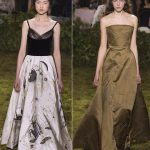 dresses trends haute couture Dior spring summer 2017
