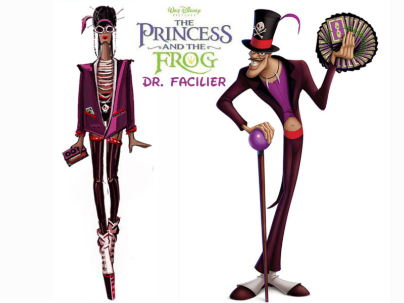 Dr Facilier fashion update the Princess and the Frog Disney Villains