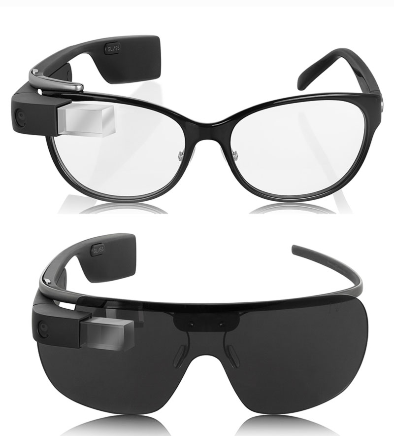 DVF Google Glass black