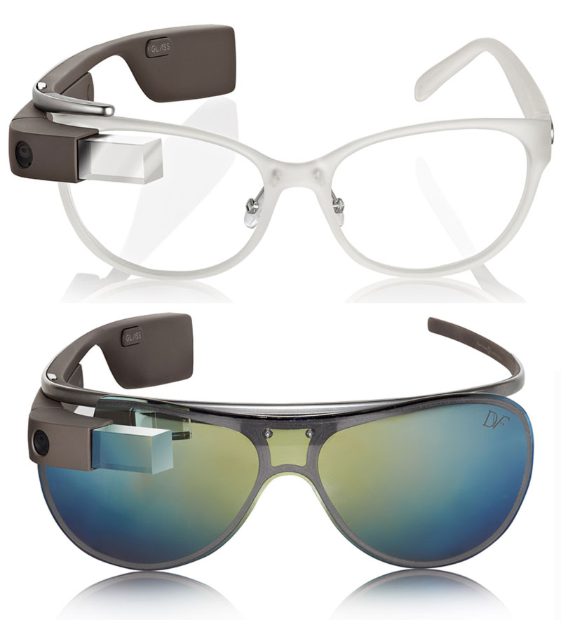 DVF Google Glass transparent