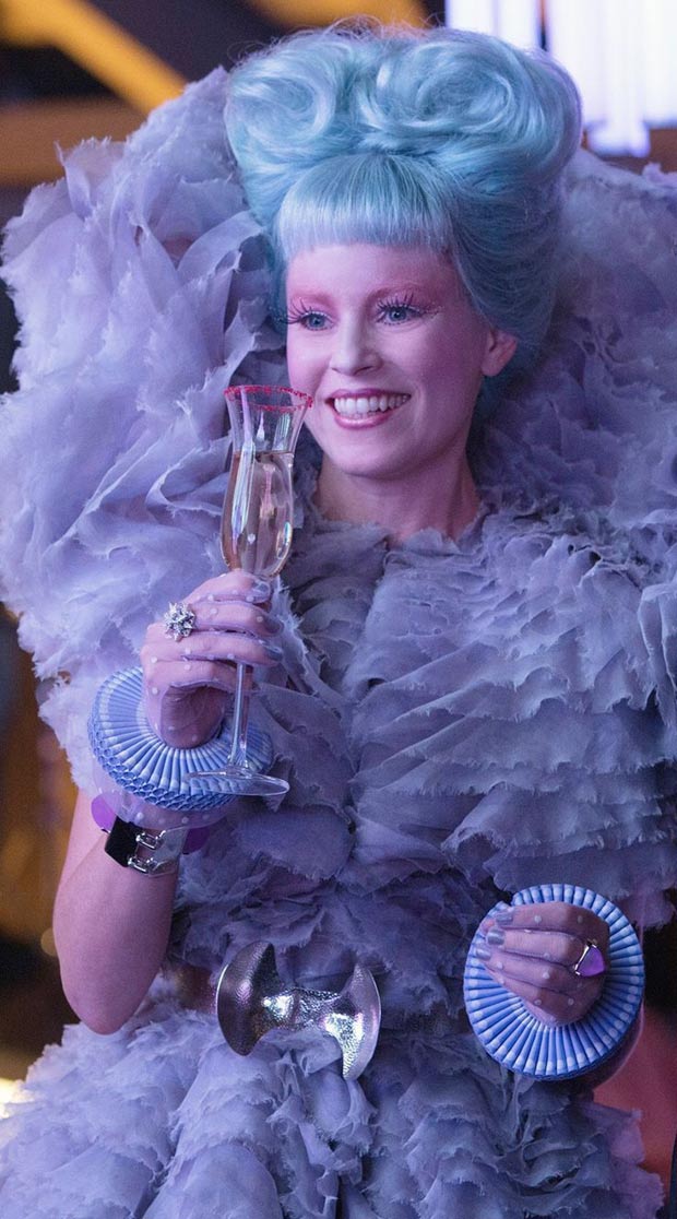 Effie Trinket Hunger Games dress Alexander McQueen