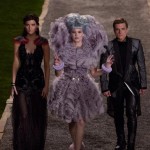 Effie Trinket Hunger Games lavender McQueen dress