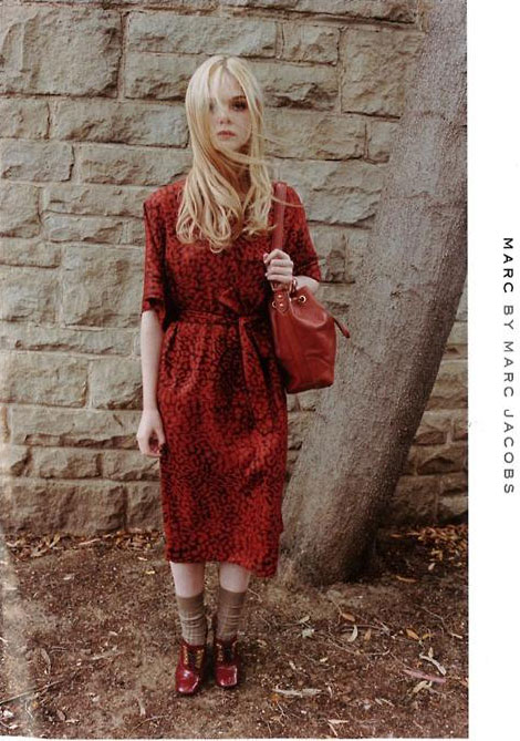 Elle Fanning Marc by Marc Jacobs Fall Winter 2011 2012 ad campaign