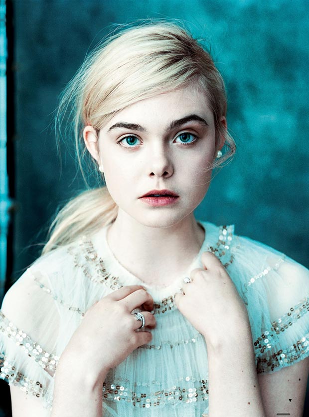 Elle Fanning Vogue US March 2013 by Norman Jean Roy