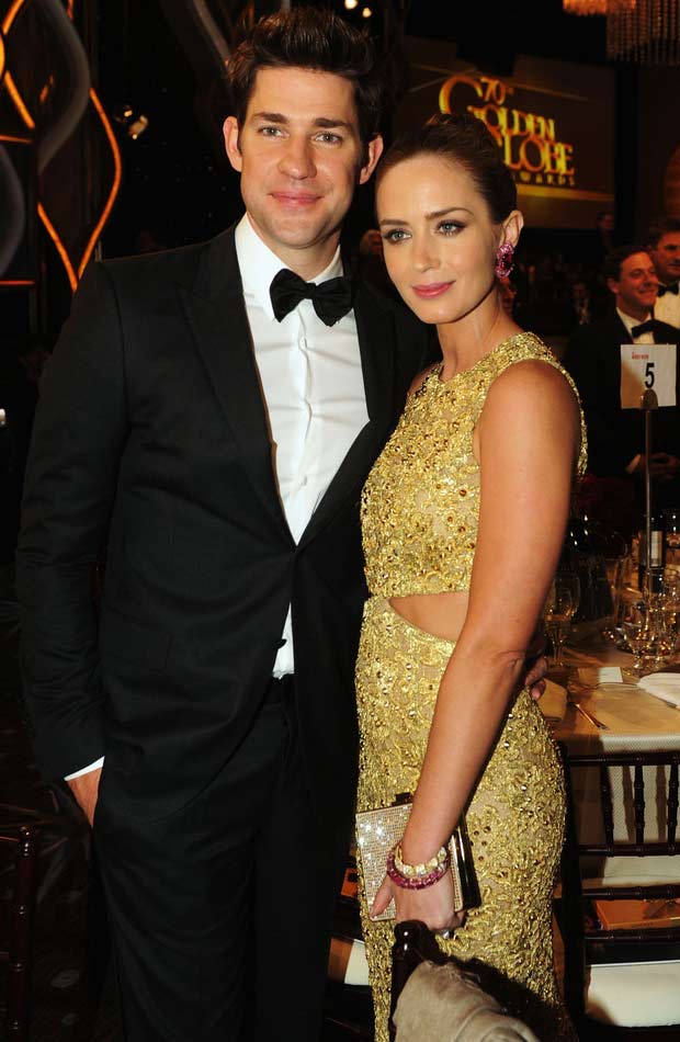 Emily Blunt’s Michael Kors Golden Dress 2013 Golden Globes