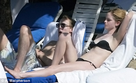 Emma Watson beach bikini
