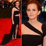 Emma Watson cutout black dress Prabal Gurung 2013 Met Gala