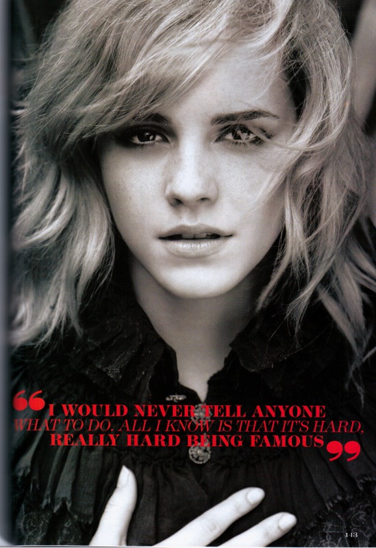 Emma Watson Feature In Flare Magazine November 2008 4