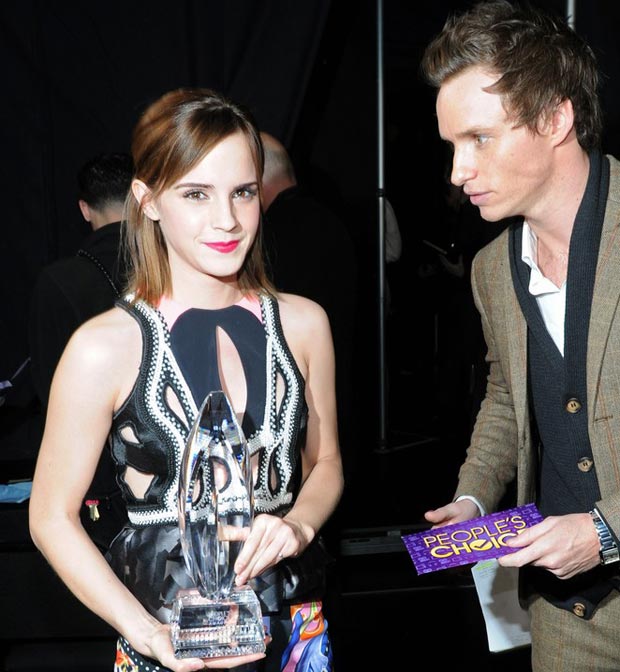 Emma Watson hair makeup People s Choice Awards 2013