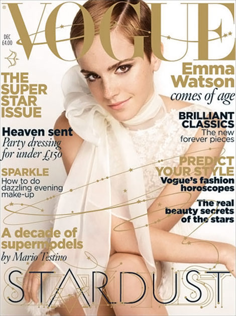 Emma Watson Vogue UK December 2010 cover