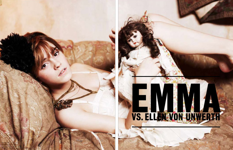 Emma Watson VS Magazine Ellen Von Unwerth photos 1