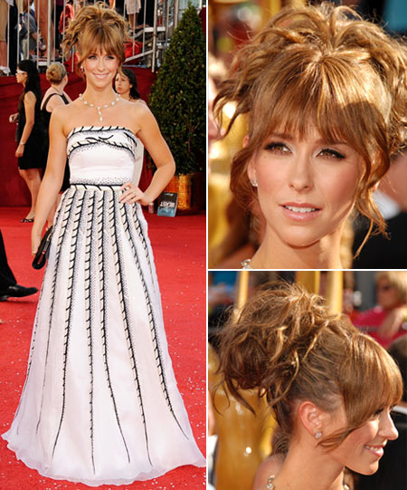 Emmy Awards 2008 Jennifer Love Hewitt Carolina Herrera dress and hairstyle