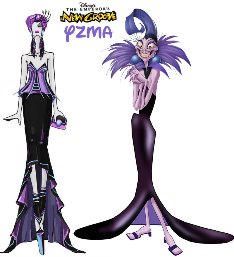 Yzma fashion update Emperor s new Groove Disney Villain