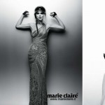 Eva Herzigova Marie Claire calendar Karl Lagerfeld April