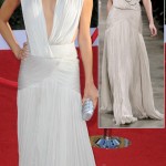 Eva Longoria White Georges Hobeika dress 2011 SAG Awards